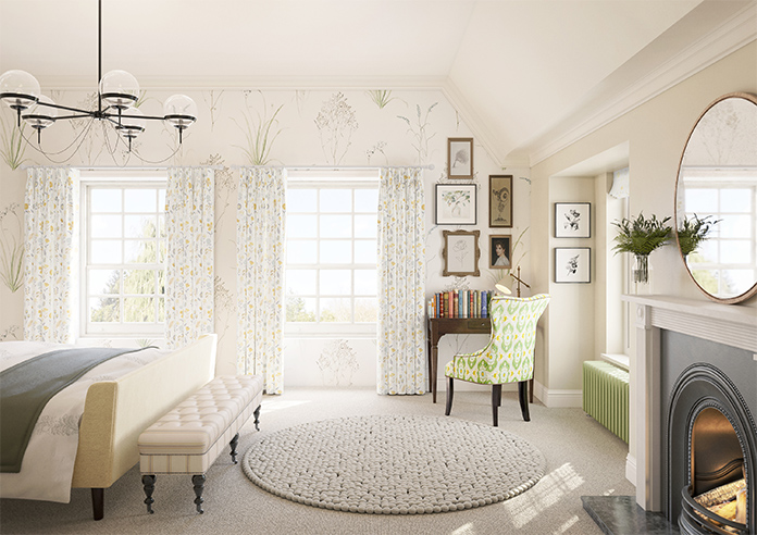 Floral Whimsy, Sunrise - Made to Measure Curtains - Image 14